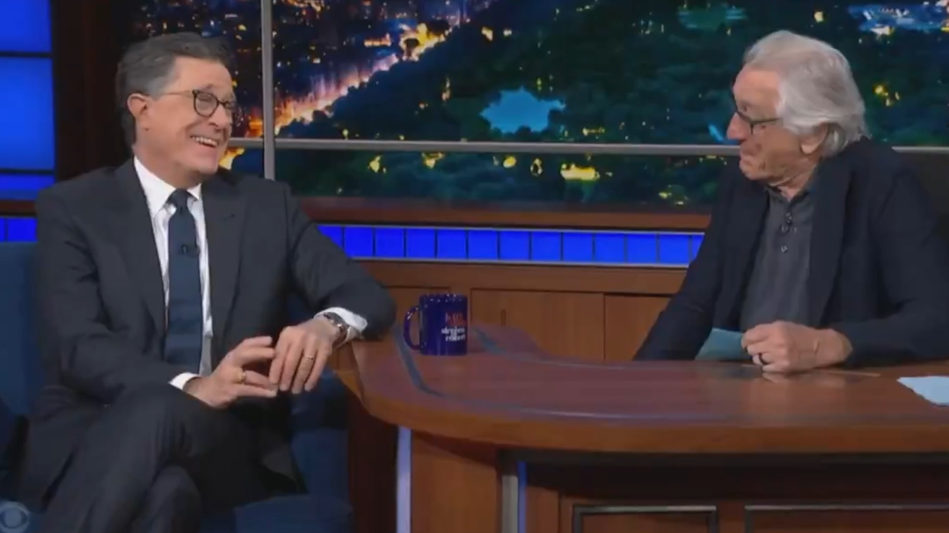 Stephen Colbert and Robert De Niro Do Comedy